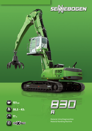 Koparki gąsienicowe Sennebogen 830 R