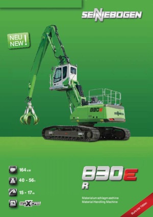 Koparki do prac przeładunkowych Sennebogen 830R E