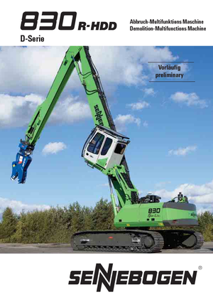 Koparki gąsienicowe Sennebogen 835 R-HD