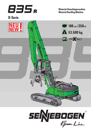 Koparki gąsienicowe Sennebogen 835 R-special