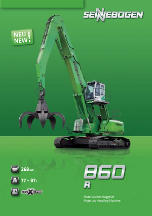 Koparki gąsienicowe Sennebogen 860 R-HD
