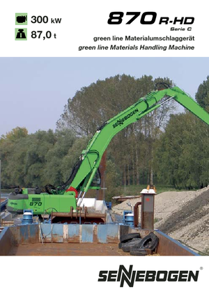 Koparki gąsienicowe Sennebogen 870 R-HD