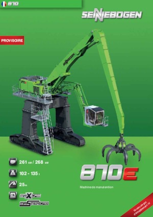 Koparki gąsienicowe Sennebogen 870 R-HD