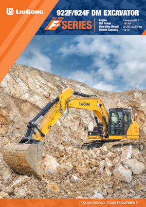 Koparki gąsienicowe Liugong 922FLL