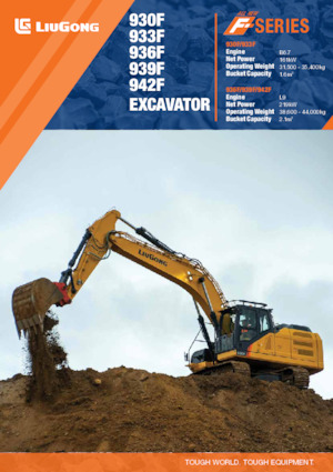 Koparki gąsienicowe Liugong 930F