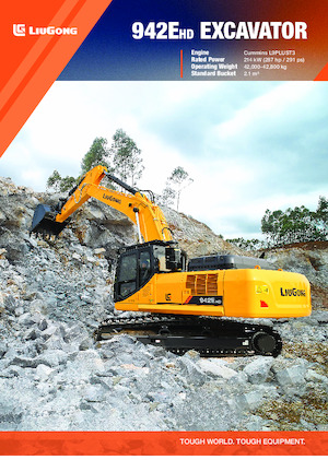 Koparki gąsienicowe Liugong 942EHD