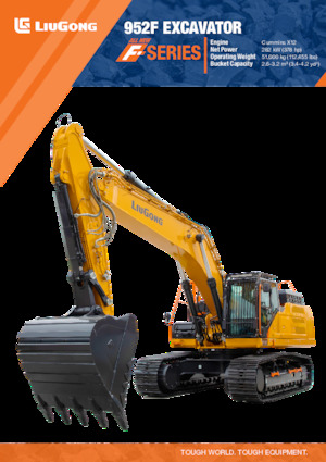 Koparki gąsienicowe Liugong 952F