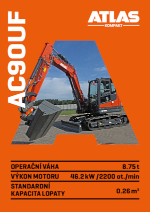 Koparki gąsienicowe Atlas Kompakt AC 90UF