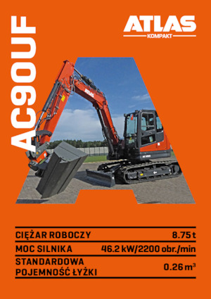 Koparki gąsienicowe Atlas Kompakt AC 90UF