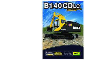 Koparki gąsienicowe Bell B140CDLC