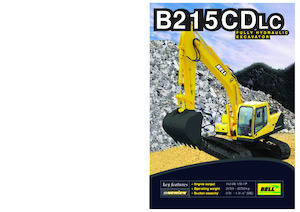 Koparki gąsienicowe Bell B215CDLC