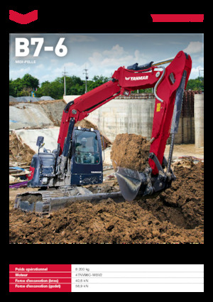 Koparki gąsienicowe Yanmar B7-6 