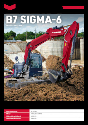 Koparki gąsienicowe Yanmar B7-6 