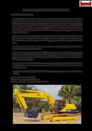 Koparki gąsienicowe Beml BE300LC