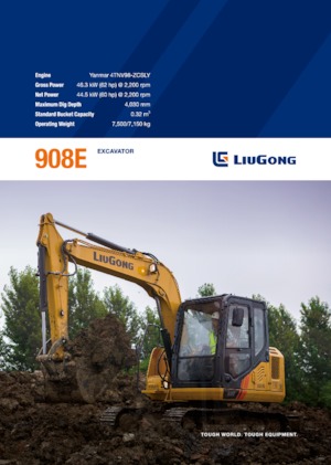 Koparki gąsienicowe Liugong 908E