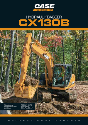 Koparki gąsienicowe Case CX 130 B