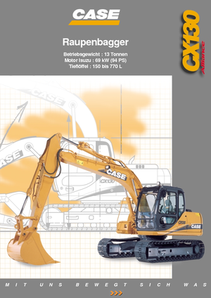 Koparki gąsienicowe Case CX 130