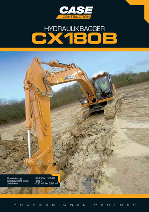Koparki gąsienicowe Case CX 180 B LC