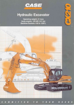 Koparki gąsienicowe Case CX 210