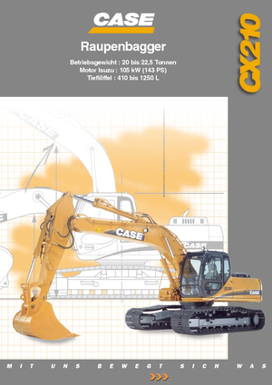 Koparki gąsienicowe Case CX 210