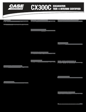 Koparki gąsienicowe Case CX 300 C