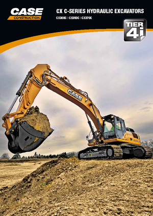 Koparki gąsienicowe Case CX 350 C LC Mono