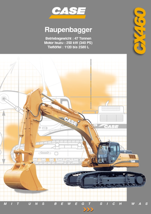 Koparki gąsienicowe Case CX 460