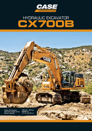 Koparki gąsienicowe Case CX 700 B