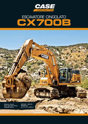 Koparki gąsienicowe Case CX 700 B