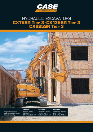 Koparki gąsienicowe Case CX 225 SR