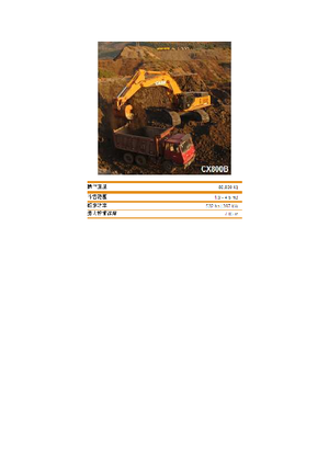 Koparki gąsienicowe Case CX 800 B