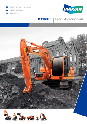 Koparki gąsienicowe Doosan DX 140 LC