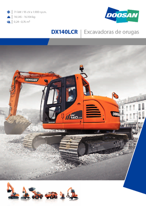 Koparki gąsienicowe Doosan DX 140 LCR