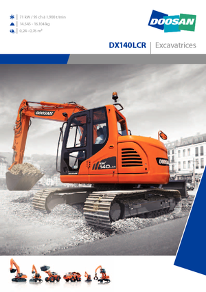 Koparki gąsienicowe Doosan DX 140 LCR
