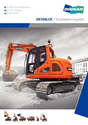 Koparki gąsienicowe Doosan DX 140 LCR