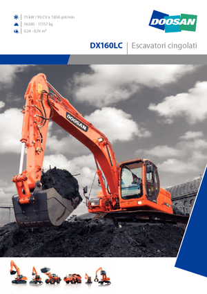 Koparki gąsienicowe Doosan DX 160 LC