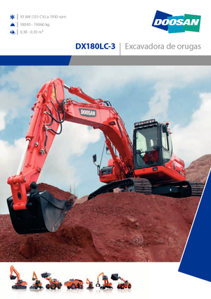 Koparki gąsienicowe Doosan DX180LC-3