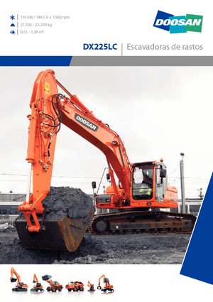 Koparki gąsienicowe Doosan DX 225 LC