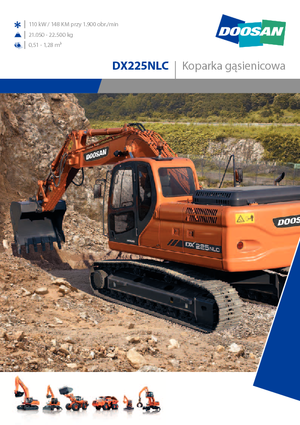 Koparki gąsienicowe Doosan DX 225 N LC