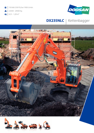 Koparki gąsienicowe Doosan DX235NLC