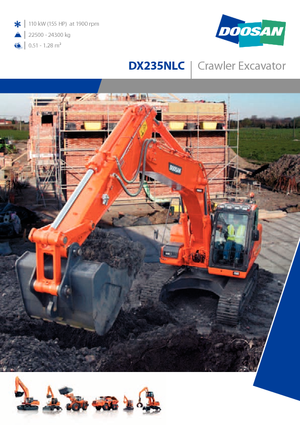 Koparki gąsienicowe Doosan DX235NLC