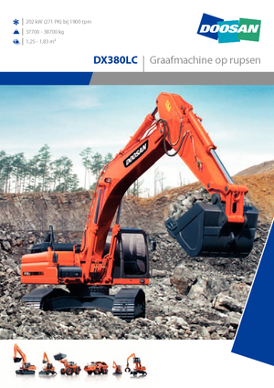 Koparki gąsienicowe Doosan DX 380 LC