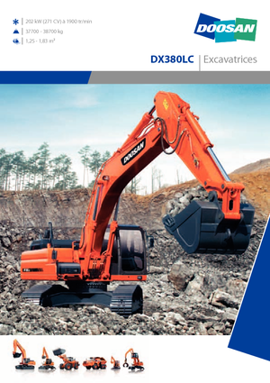 Koparki gąsienicowe Doosan DX 380 LC