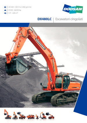 Koparki gąsienicowe Doosan DX 480 LC