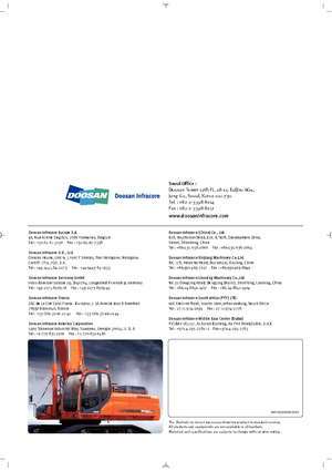 Koparki gąsienicowe Doosan DX 520 LC
