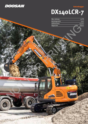 Koparki gąsienicowe Doosan DX140LCR-7