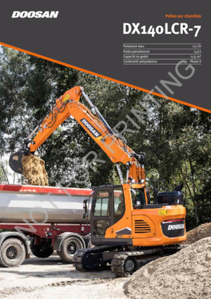 Koparki gąsienicowe Doosan DX140LCR-7