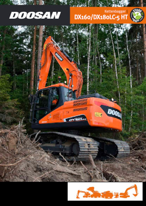 Koparki gąsienicowe Doosan DX160LC-5 HT
