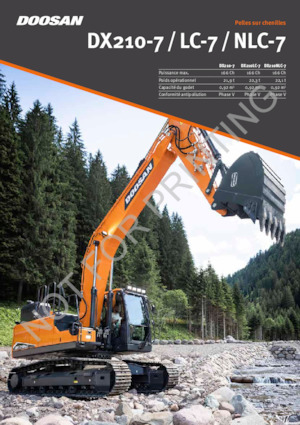Koparki gąsienicowe Doosan DX210-7