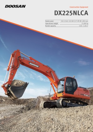 Koparki gąsienicowe Doosan DX225NLCA